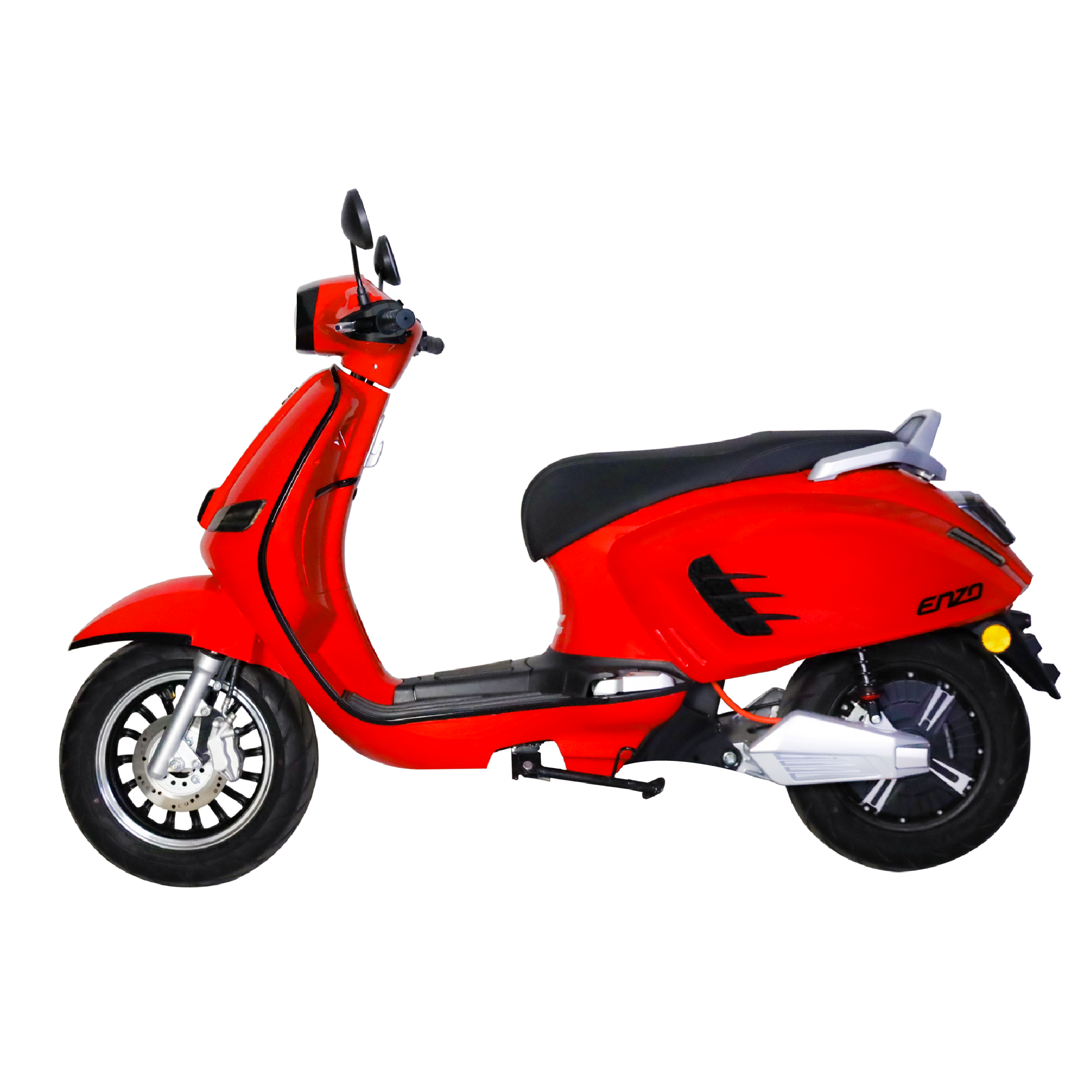 จักรยานยนต์ไฟฟ้า ENZO สีแดง